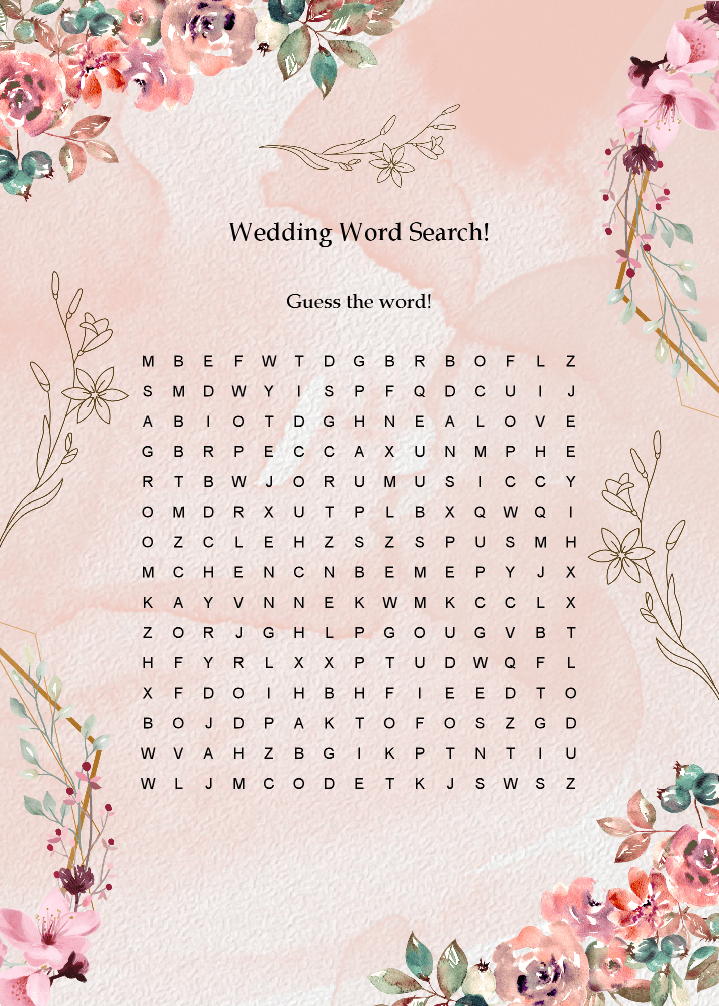 Word Search Game Preview